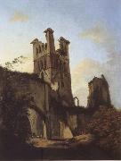 unknow artist Ruins of Llanthony Abbey oil painting reproduction